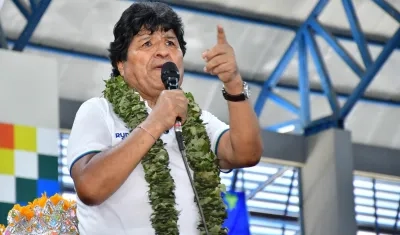 Evo Morales, expresidente de Bolivia.