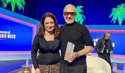  La cantante Gloria Estefan y su esposo, el productor musical Emilio Estefan.