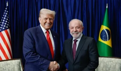Donald Trump y Lula da Silva.