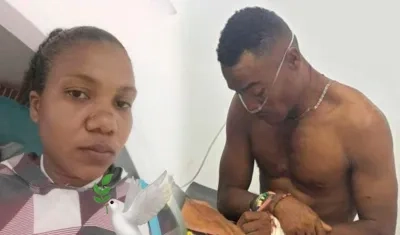 Januaris del Rosario Rodríguez y presunto feminicida. 