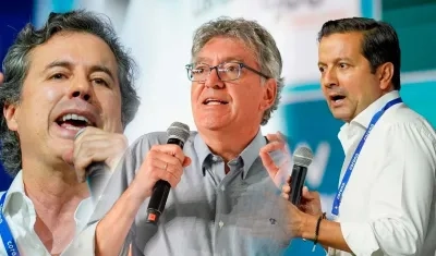 Juan Manuel Galán, Mauricio Cárdenas y David Luna. 