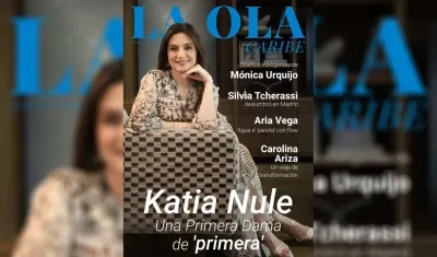 Katia Nule, primera dama del Distrito de Barranquilla.