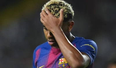 Lamine Yamal, delantero del Barcelona.