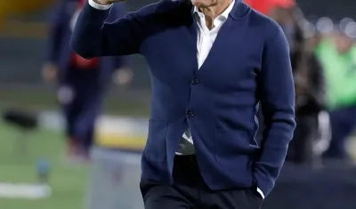 Miguel Ángel Russo en su época como técnico de Millonarios.