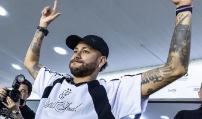 Neymar regresó en enero pasado al Santos.