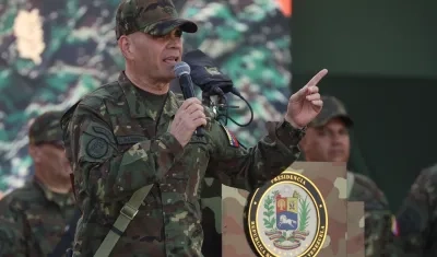 Vladimir Padrino López, ministro de Defensa de Venezuela. 