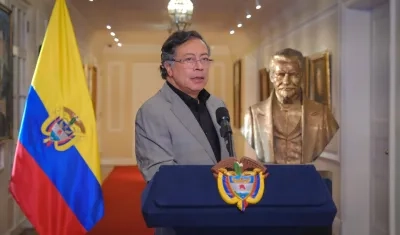 Gustavo Petro, presidente de la República.