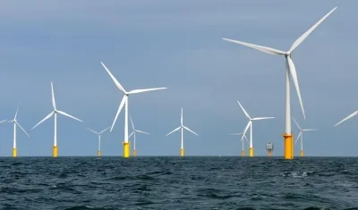 Proyecto eólico costa afuera. Imagen de referencia.