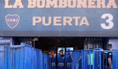 La Bombonera fue el escenario escogido para velar la semana pasada los restos de Russo.