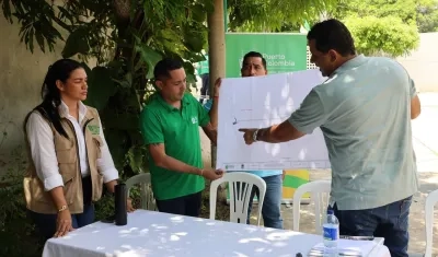 Jornada de socialización de las obras en Villa Campestre.