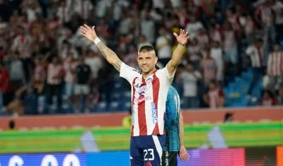 Steven 'Titi' Rodríguez viene de marcar un doblete en el triunfo de Junior sobre el Pereira. 