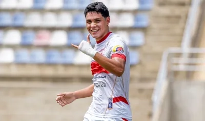 El delantero Jairo Torres, máximo goleador de la selección Atlántico sub–17.