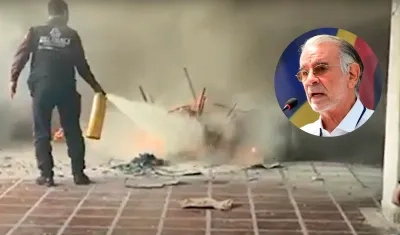 Actos vandálicos en Uniatlántico.