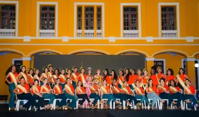 Candidatas al Reinado Popular. 