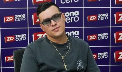 Yeison Jiménez en la redacción de Zona Cero.