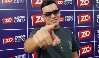 Yeison Jiménez en la redacción de Zona Cero.