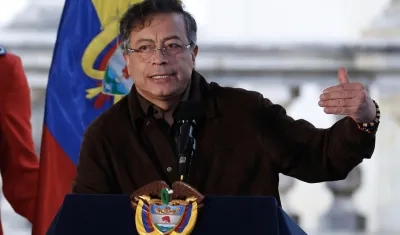 El Presidente Gustavo Petro.