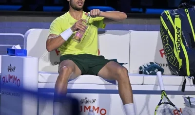 Carlos Alcaraz, tenista español.