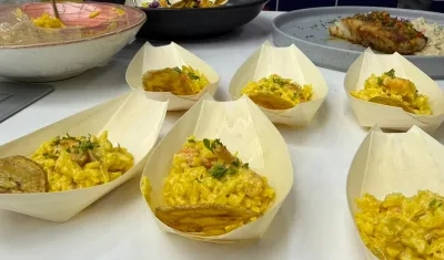 Platos del chef Oliver Castro.