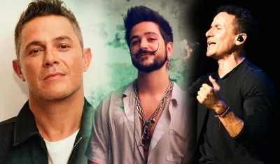 Alejandro Sanz, Camilo y Fonseca.