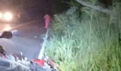 Lugar del accidente.