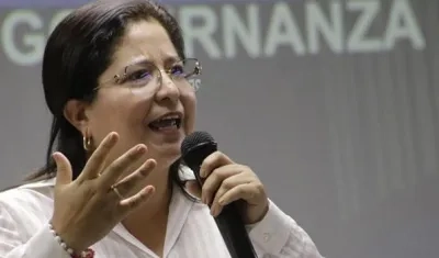 Alcira Sandoval, alcaldesa de Soledad. 