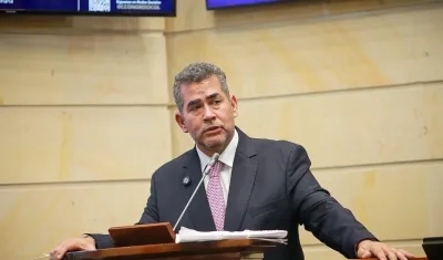 El senador Alejandro Chacón.
