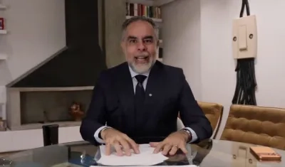 Armando Benedetti, ministro del Interior. 