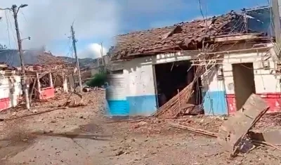 Ataque con explosivo a puesto de Policía en Mondomo.