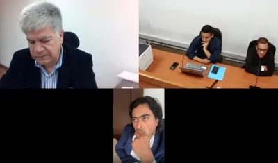 Nicolás Petro Burgos en audiencia. 