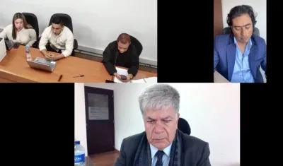 Aspecto de la audiencia de este martes. 