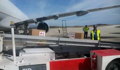 La ayuda que aterrizó en Cuba.