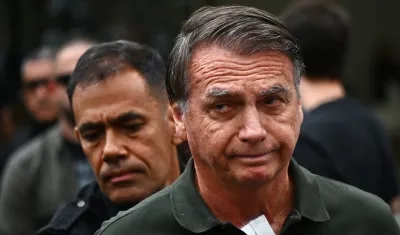El expresidente brasileño Jair Bolsonaro.