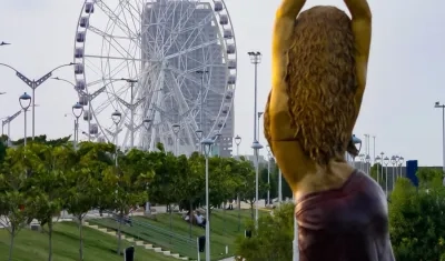 Las cabinas instaladas en la Luna del Río. 