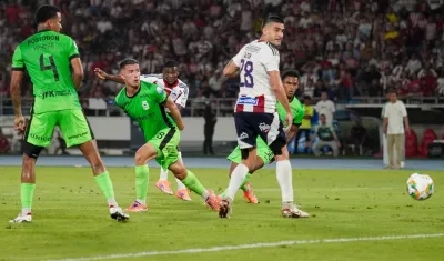 Canchimbo anotó el segundo gol de Junior.