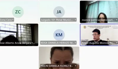 Alias 'Karina' en audiencia. 