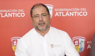 El director de Tránsito del Atlántico, Carlos Mafio Granados.