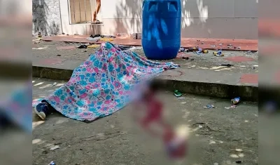 La víctima mortal del ataque sicarial.