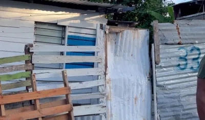 La casa donde residen las desaparecidas.