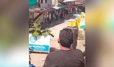 Sector del ataque en Suárez, Cauca.