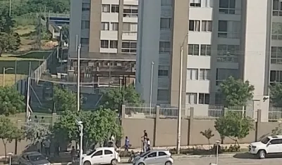 Lugar del ataque a bala. 