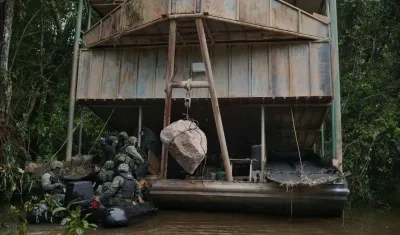 Operación conjunta entre Colombia y Brasil en la Amazonía.