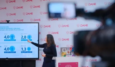 La directora del Dane, Piedad Urdinola.