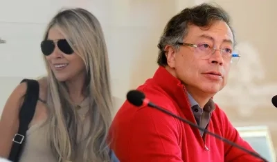 Days Vásquez y el Presidente Gustavo Petro.