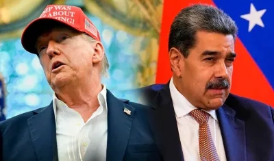 Donald Trump y Nicolás Maduro. 