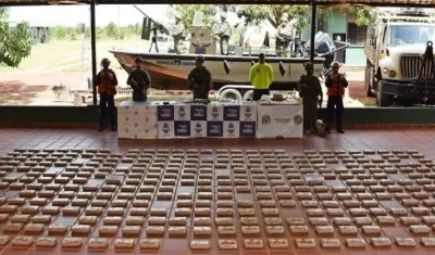 La droga estaría avaluada en cerca de 18 millones de dólares.