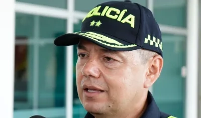 El saliente comandante de la Mebar, general Edwin Urrego.
