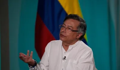 El Presidente Gustavo Petro.