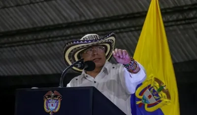 El Presidente Gustavo Petro.