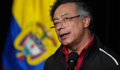 El Presidente Gustavo Petro.